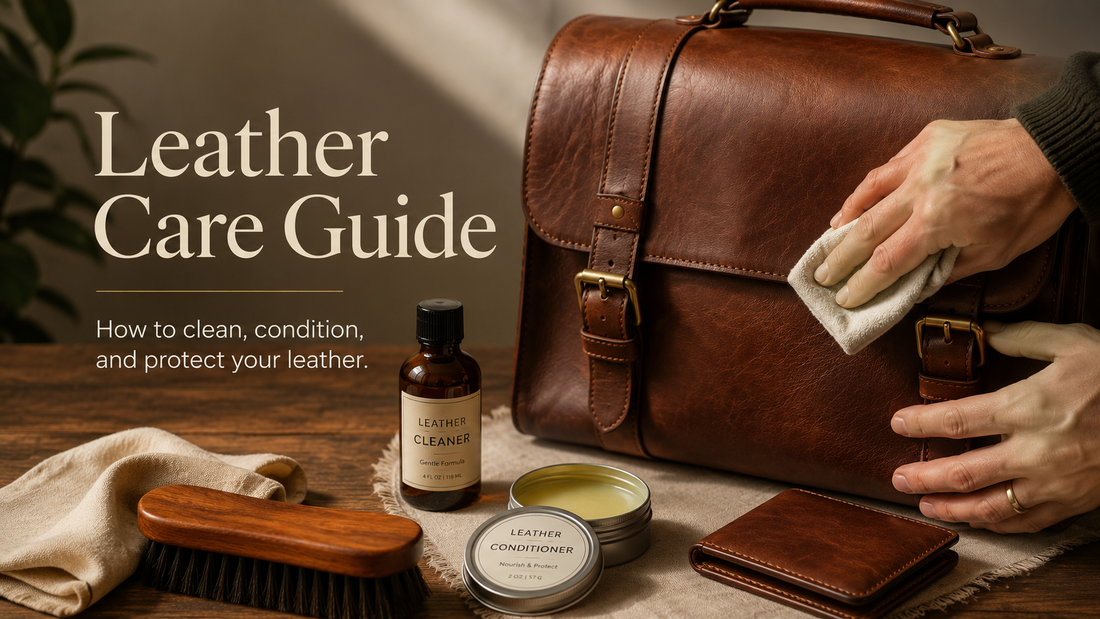 Leather Care Guide: How to Clean, Condition, and Protect Genuine Leather Bags
