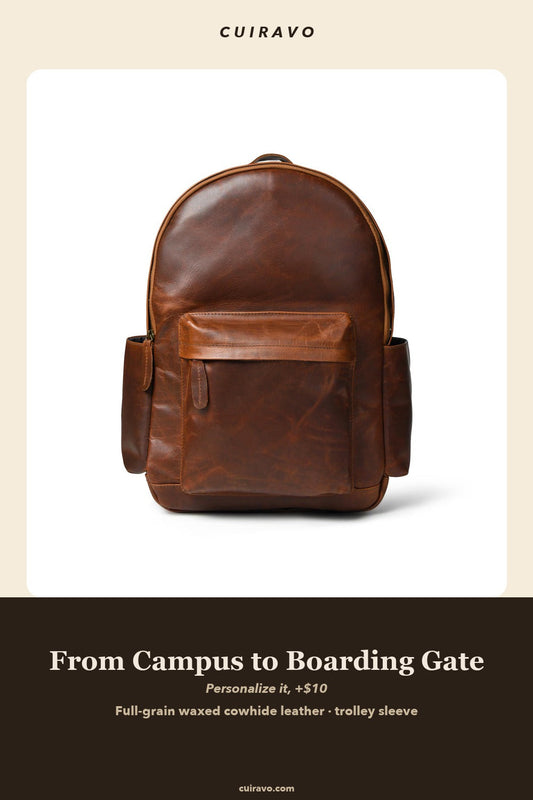 full grain leather backpack Send Personalized gifts to your loved one with personal touch this season