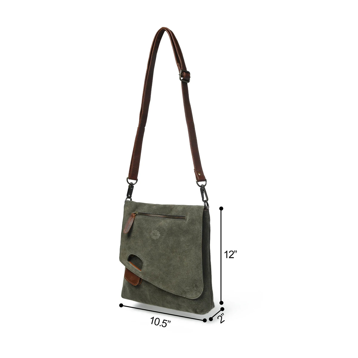 Cuiravo Mira Suede & Leather Shoulder Bag