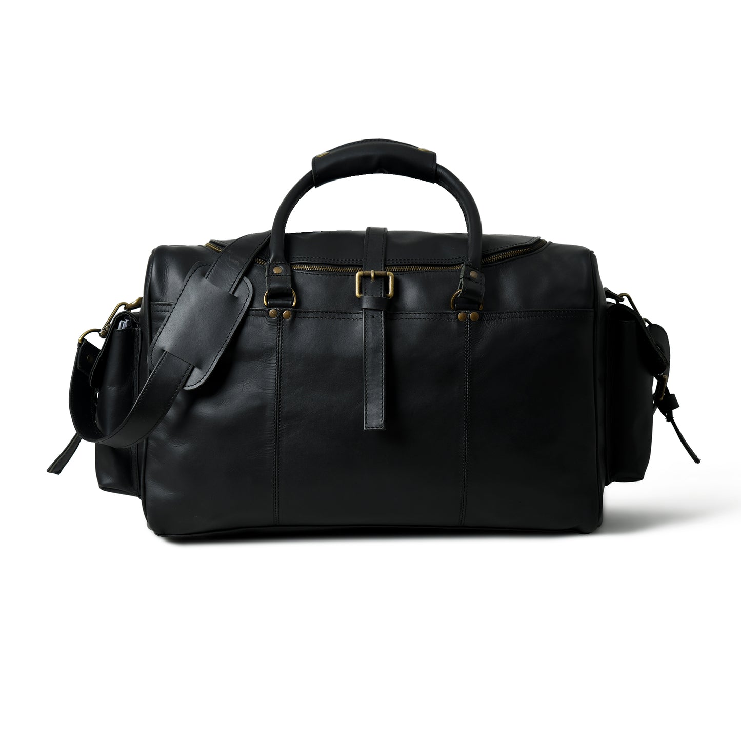 Calais Waxed Leather Weekender Duffel