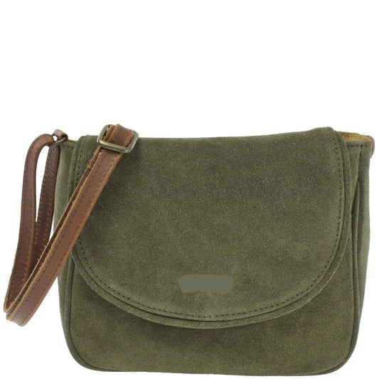 Cuiravo Elara Mini Suede & Leather Crossbody Bag